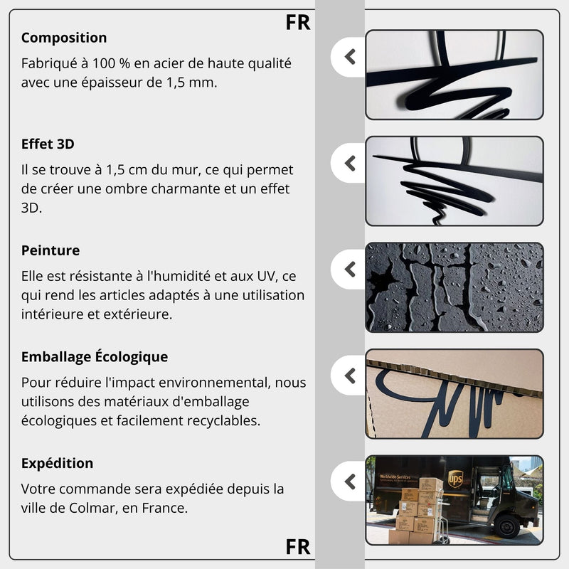 Metalen wanddecoratie | Levensboom Ontwerp | Duurzaam Materiaal