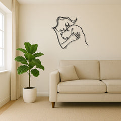 Metalen wanddecoratie | Hondenliefhebber | Duurzaam ontwerp, perfect voor dierenliefhebbers