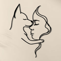 Metalen wanddecoratie – Voor Hondenliefhebbers – Duurzaam en Stijlvol Design