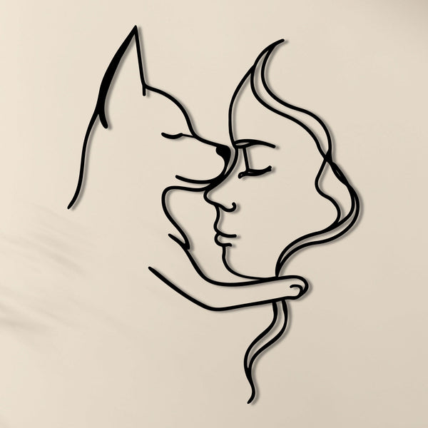 Metalen wanddecoratie – Voor Hondenliefhebbers – Duurzaam en Stijlvol Design