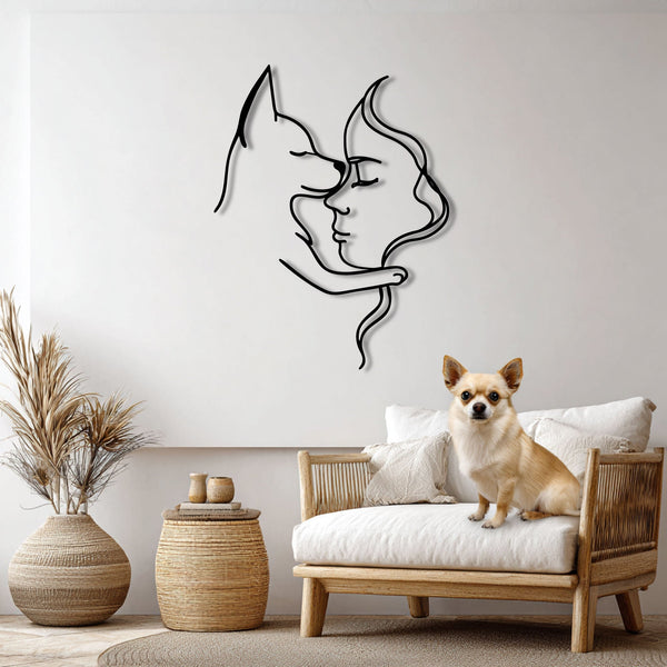 Metalen wanddecoratie – Voor Hondenliefhebbers – Duurzaam en Stijlvol Design