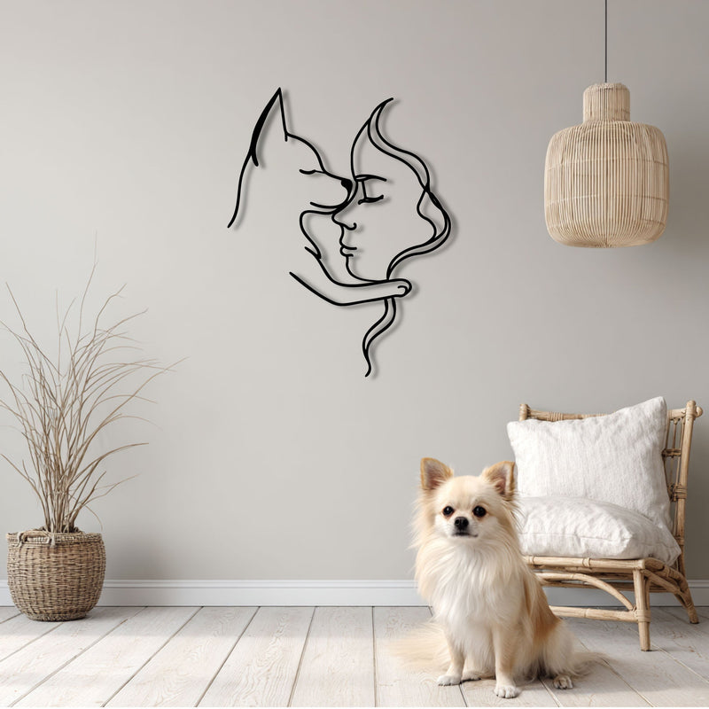 Metalen wanddecoratie – Voor Hondenliefhebbers – Duurzaam en Stijlvol Design