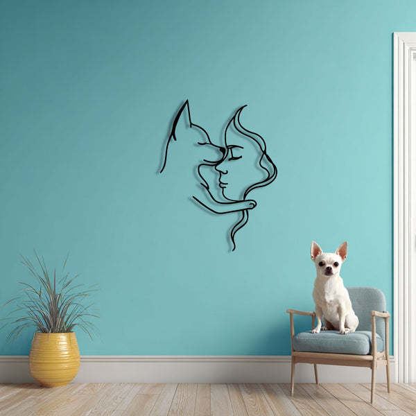 Metalen wanddecoratie – Voor Hondenliefhebbers – Duurzaam en Stijlvol Design