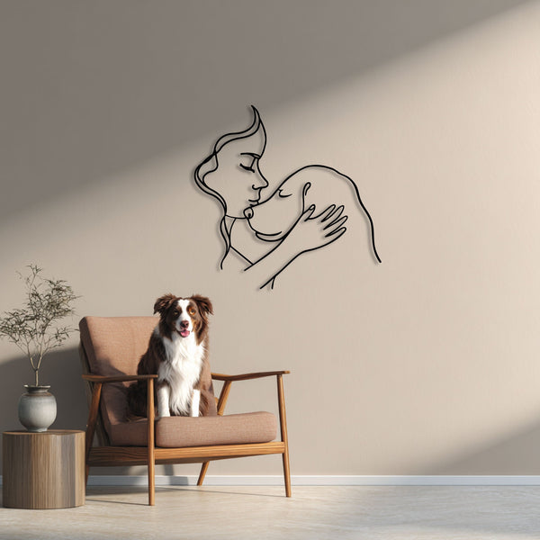 Metalen wanddecoratie – Voor Hondenliefhebbers – Duurzaam en Uniek Ontwerp