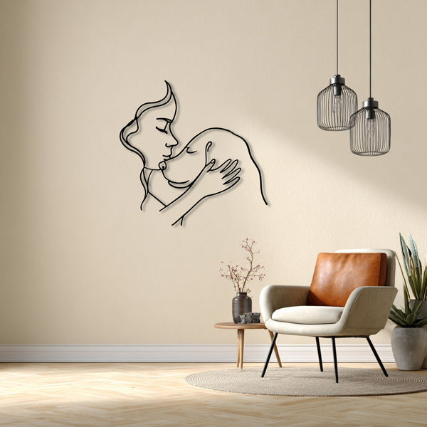 Metalen wanddecoratie – Voor Hondenliefhebbers – Duurzaam en Uniek Ontwerp