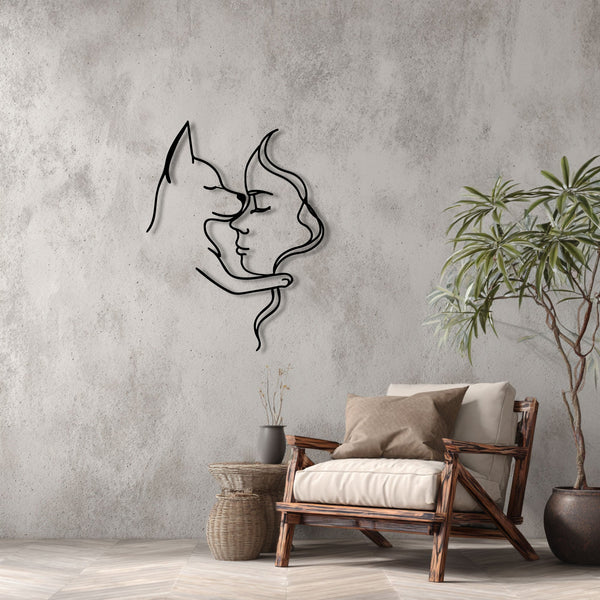 Metalen wanddecoratie – Voor Hondenliefhebbers – Duurzaam en Stijlvol Design