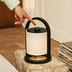 Tafellamp – Dimbaar en oplaadbaar – Houten ontwerp