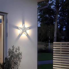 Wandlamp LED – Stervormig ontwerp – Creatieve buitenverlichting voor stijlvolle ambiance