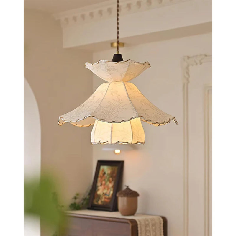 Hanglamp – Stof – Geschikt voor diverse interieurstijlen | E27 fitting, energiezuinig