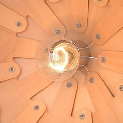 Hanglamp – Dennenappel Design – Natuurlijke Houten Lamp