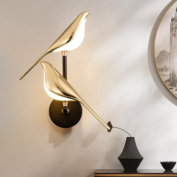 Moderne Wandlamp – Elegante Vogelvorm – Designverlichting voor binnen