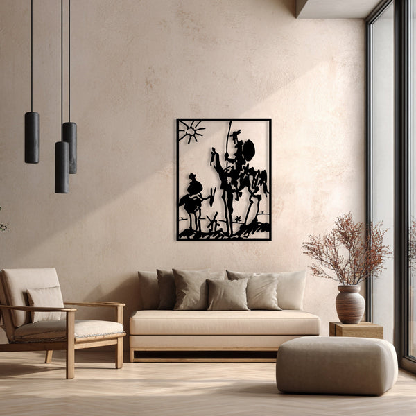 Metalen wanddecoratie – Kunstzinnig ontwerp – Duurzaam materiaal