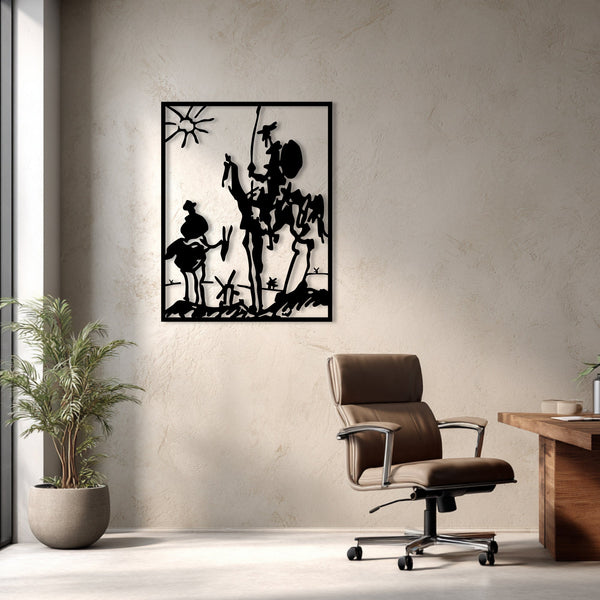 Metalen wanddecoratie – Kunstzinnig ontwerp – Duurzaam materiaal