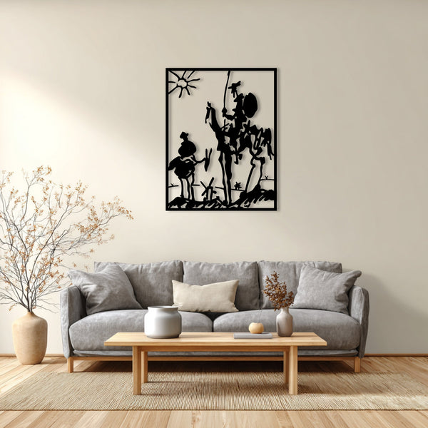 Metalen wanddecoratie – Kunstzinnig ontwerp – Duurzaam materiaal