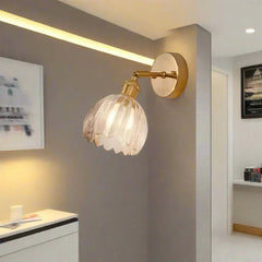 Wandlamp – Retro stijl – Glas tulpenknop, energiezuinig ontwerp