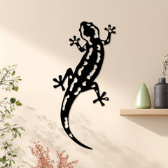 Metalen wanddecoratie | Decoratieve Salamander | Duurzaam en stijlvol ontwerp