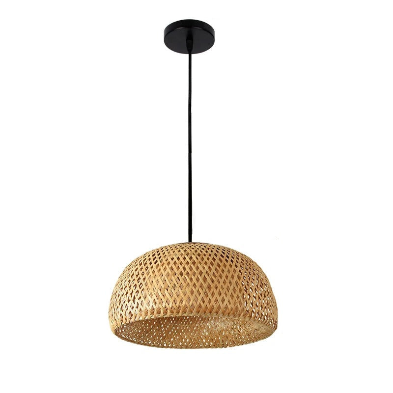 Hanglamp – Handgevlochten Bamboe – Elegante oosterse sfeerverlichting