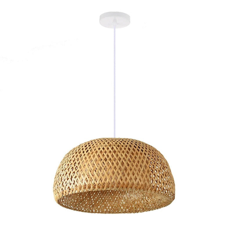 Hanglamp – Handgevlochten Bamboe – Elegante oosterse sfeerverlichting