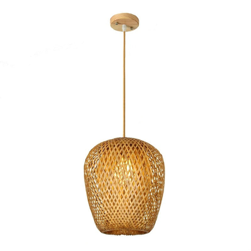 Hanglamp – Handgevlochten Bamboe – Elegante oosterse sfeerverlichting