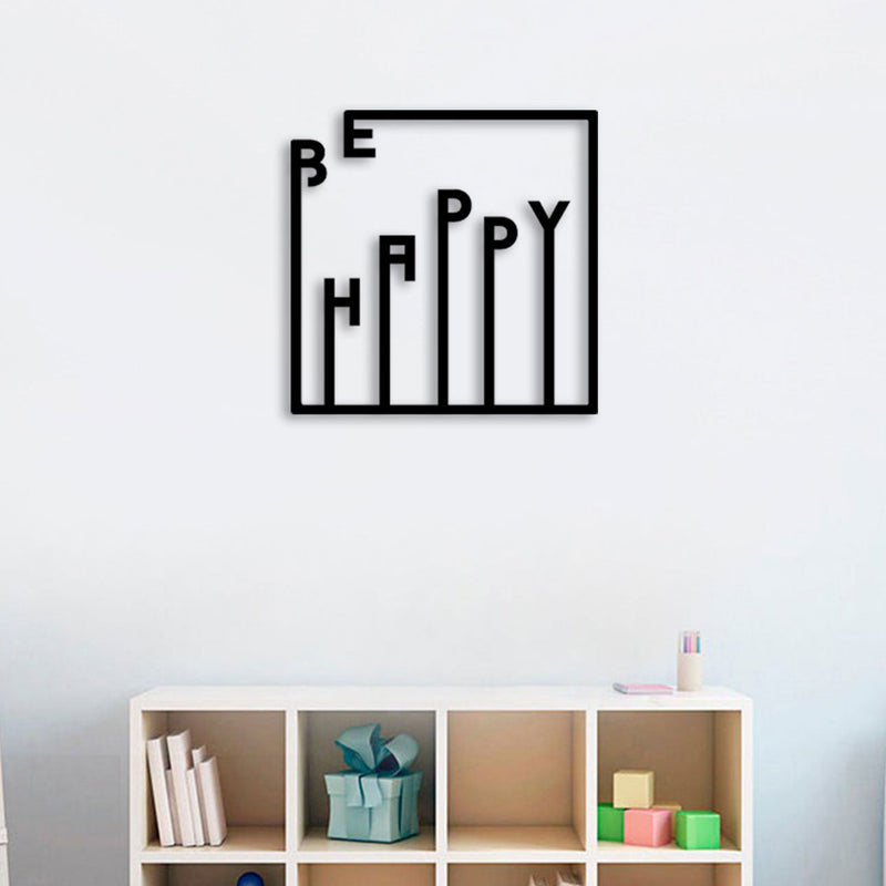 Metalen wanddecoratie – Inspirerende Boodschap – Duurzaam Ontwerp - POUEV